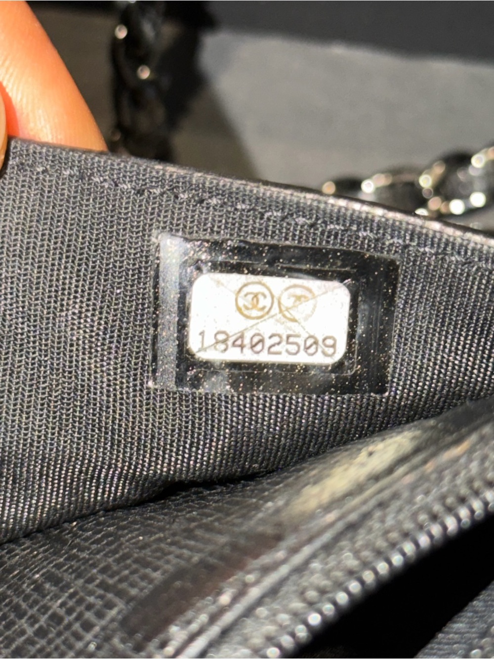 CHANEL HALF MOON WALLET ON CHAIN CC Flap Crossbody - Picture 9 of 10